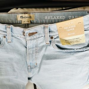 Madewell Relax Taper Pants W 31 L 32 pants NWT.